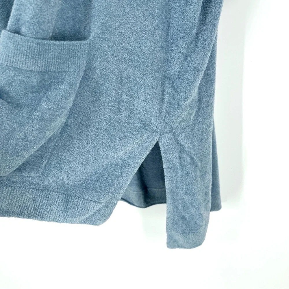 Barefoot Dreams CozyChic Ultra Lite Short Sleeve Zip Up Hoodie Size L/XL - Picture 6 of 9